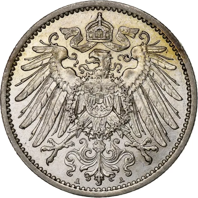 [#1114034] GERMANY - EMPIRE, Wilhelm II, Mark, 1914, Berlin, Silber, VZ+, KM:14