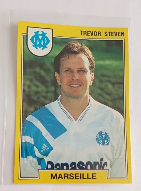 Image Panini FOOT 91 N°91 OM Marseille Papin Cantona - Original D'époque