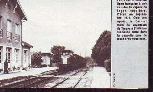 1980 - Dernier Train En Gare De Bucheres Verrieres P613