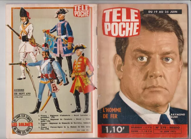 Tele Poche 1971 N°279 Complet - L 'Homme De Fer