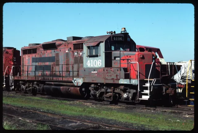 Original Rail Slide - UNK Unknown Railroad 4106 N Fond du Lac WI 6-23-1993