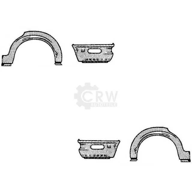 Passage De Roue Interieur Droit Pour Fiat 500 F-l-r Classique
