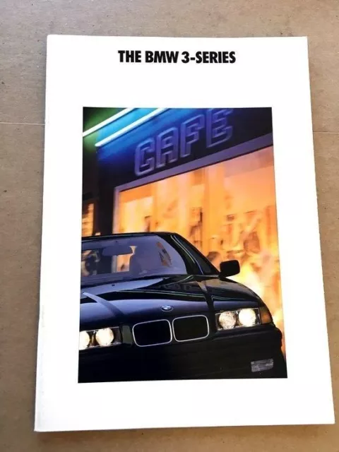 1992 BMW 3-Series Sedan 46-page Original Car Sales Brochure Catalog 325i 318i