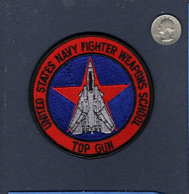NFWS TOP GUN Fighter Weapons School F14 TOMCAT 4" US Navy Squadron