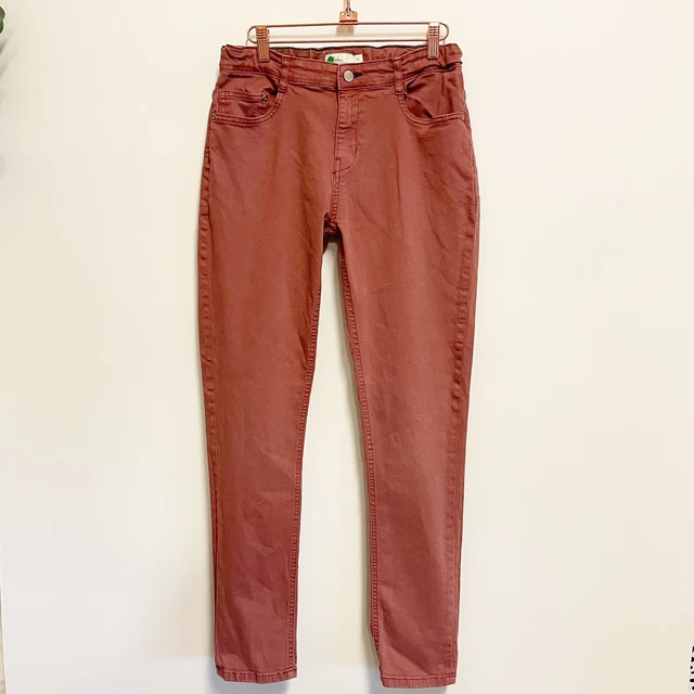 Boden Dusty Pink Slim Skinny Leg Jeans Adjustable Waist Size 15Y