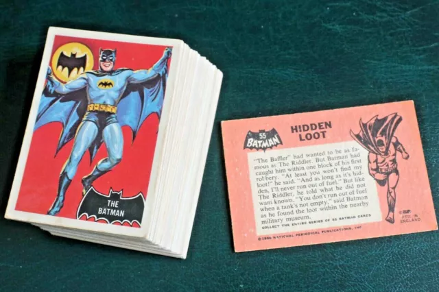 X55 Batman ( Pink Back ) 1966 , A.& B.c. Gum Trade Cards, Pick Your Cards