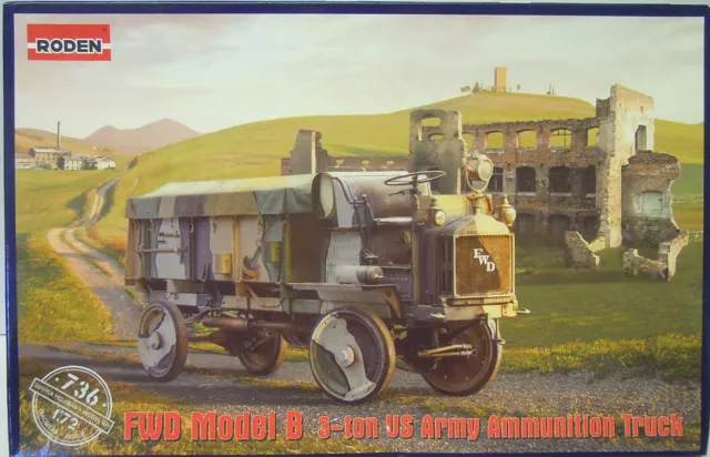 FWD Model B 3-ton US Army Ammunition Truck, Roden, 1:72, Plastik, NEU