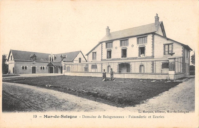 us25 faisanderie et ecuries mur de sologne domaine de boisgenceaux  france