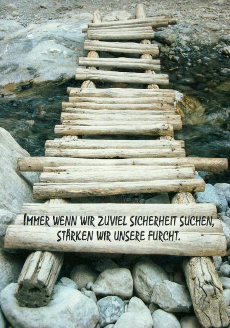 Postkarte Sprüche Immer wenn wir zuviel...