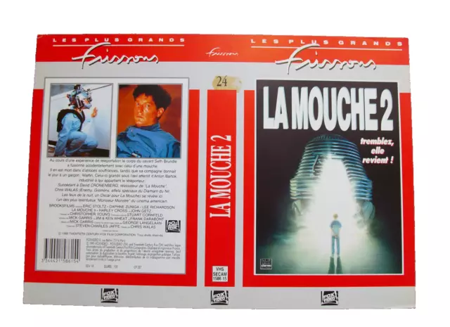 La Mouche 2 /Jaquette Vhs /Tbe / Les Plus Grands Frissons / Fox