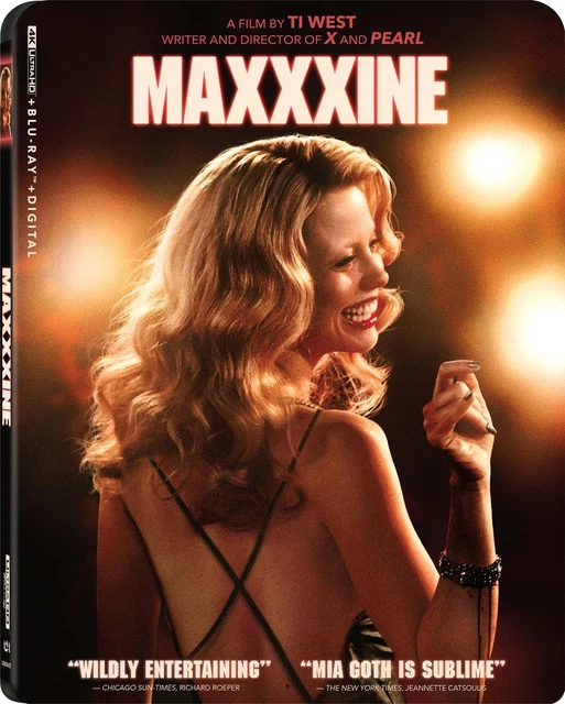 MAXXXINE 4K + Bluray + Digital (4K UHD Blu-ray) Mia Goth Charley Rowan ...