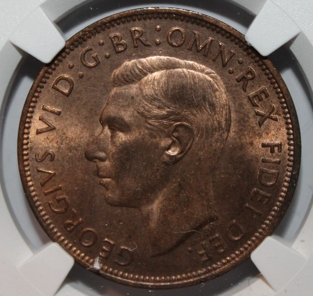 1950 GREAT BRITAIN 1 Penny NGC MS 64 RB £70.98 - PicClick UK