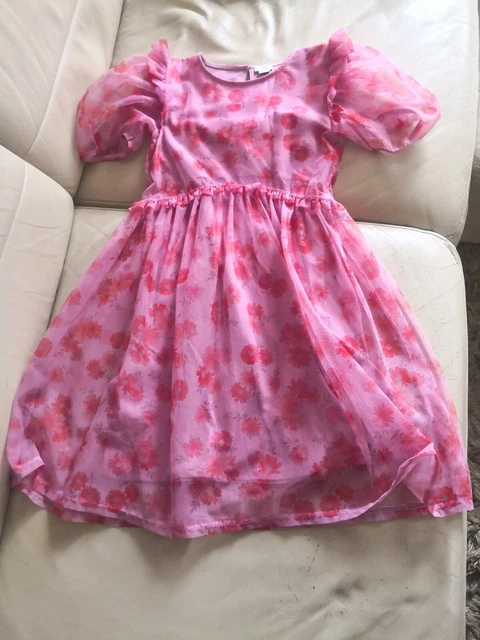 Splendido abito da ragazza River Island età 9 10 anni