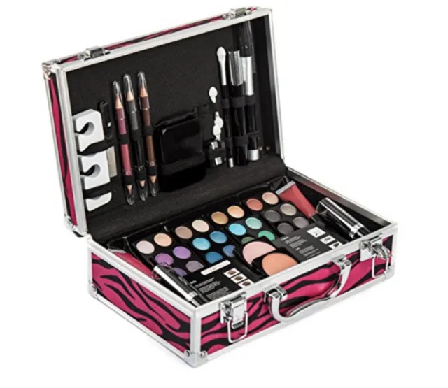 Vokai Makeup Kit Gift Set - 51 Piece - 32 Eye Shadows, 2 Blushes, 2 Lip Glosses,