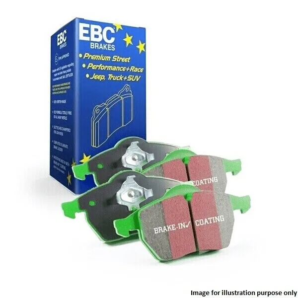 Greenstuff Rear Right Left Brake Pads Set Replacement Spare - EBC DP21289