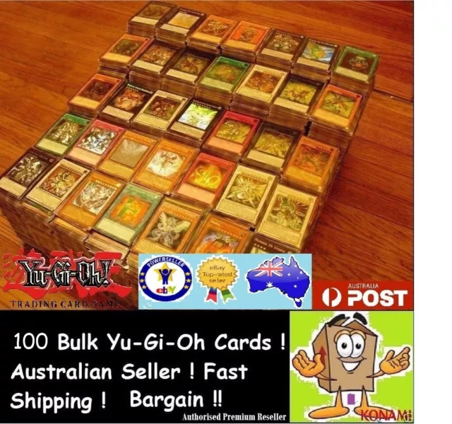 🌟 YuGiOh! 100 HOLO & RARE ONLY Bulk Cards Pack BEST GENUINE KONAMI AUSTRALIA