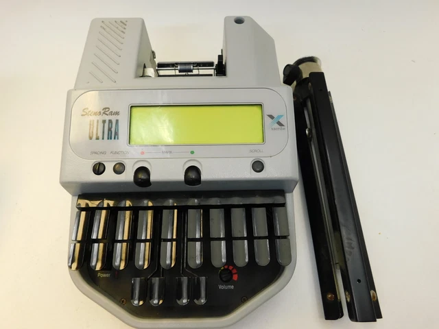 Xscribe Stenoram Ultra Court Reporting Writer AS IS FOR PARTS (No Power Cord)