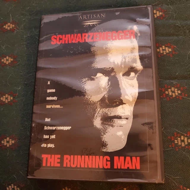 THE RUNNING MAN Arnold Schwarzenegger Dvd Free Ship