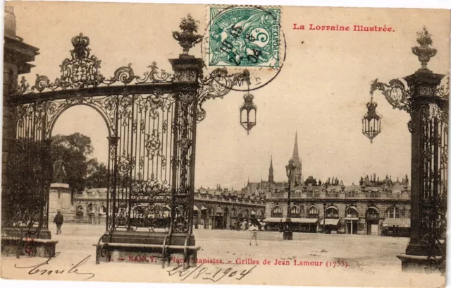 CPA Nancy-Place Stanislas-Grilles by Jean Lamour (187132)