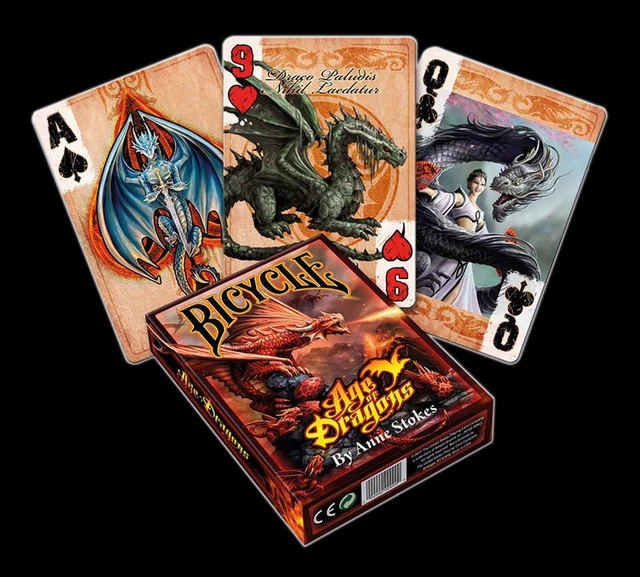 Poker Cartes de Jeu Avec Dragon - Age of - Anne Stokes Fantaisie