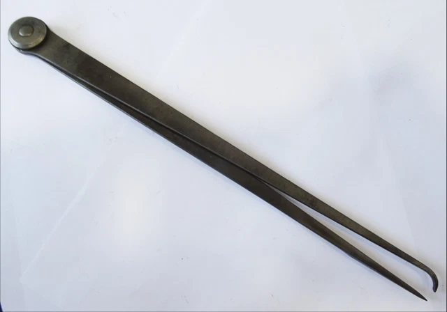 Antique Iron Compass Old Tool Caliper Measuring 1900´S "