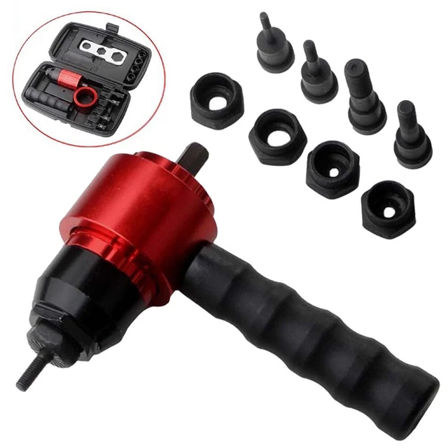 Adaptador de cabezal de conversión alicates eléctricos pistola inserto de cabeza tuerca pista eléctrica