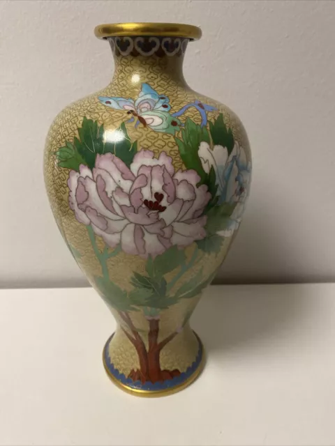 Große Alte Cloisonné Vase *** Japan