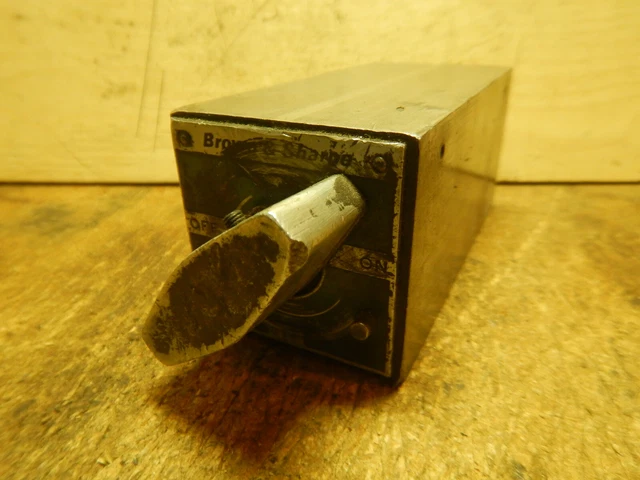 Brown And Sharpe Magnetic Chuck Block For Surface Grinder Lot C