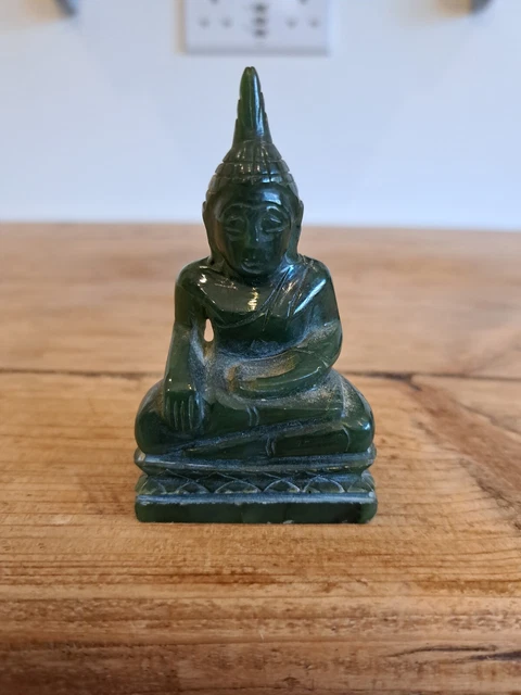 Old Chinese Jade Carved Buddha