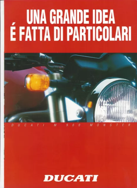 Ducati M 900 Monster  um ca. 1993 / ´94 Original Prospekt brochure depliant