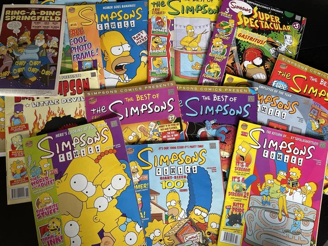 Simpsons Comics (Bongo Comics) Bundle/Job Lot