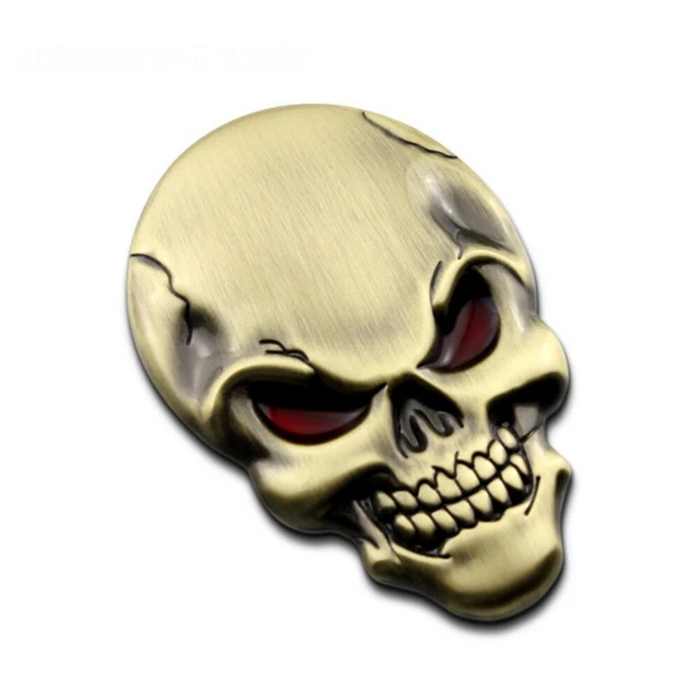 Demone Teschio Auto Emblema Decalcomania Accessori Auto Adesivo Diavolo