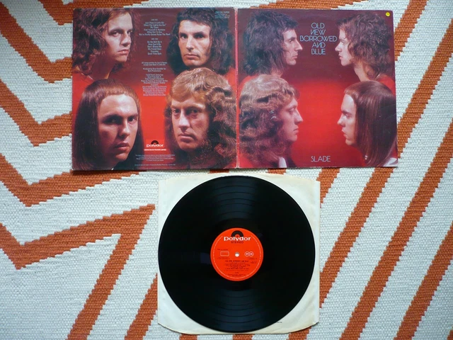 SLADE OLD NEW Borrowed And Blue Vinyl UK 1974 Polydor 1st Press A2/B1 ...