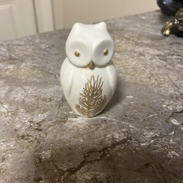 Lenox "Everyday Wishes Wisdom Owl" White Gold Tree
