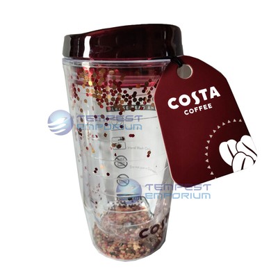costa coffee glitter cup