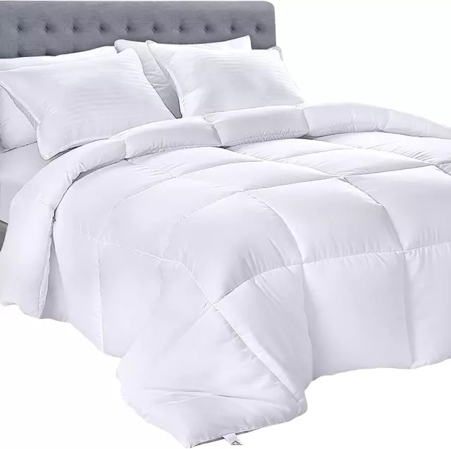 Ultra Soft All Season Queen Comforter - Plush Siliconized Fiberfill Duvet Insert