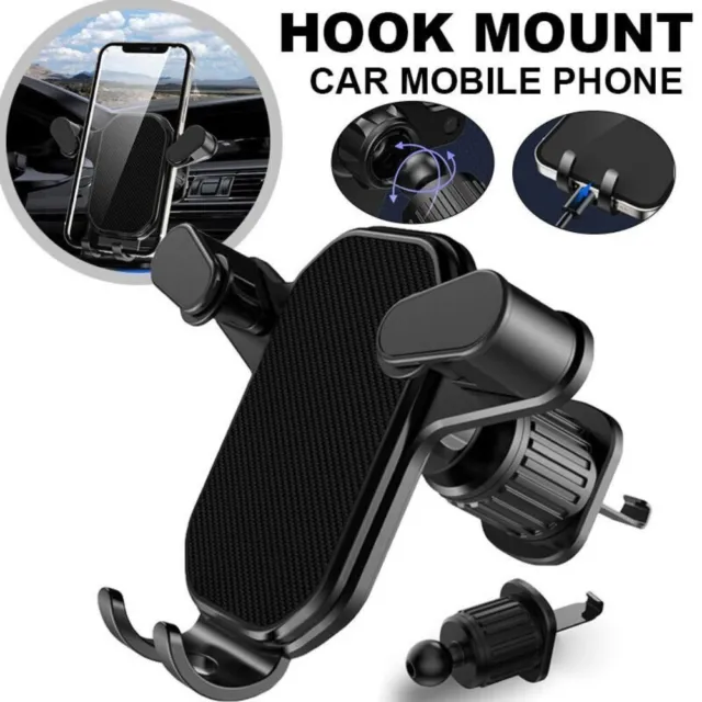 360° Rotation Air Vent Clip Mount Gravity Auto Phone Bracket Car Phone Holder