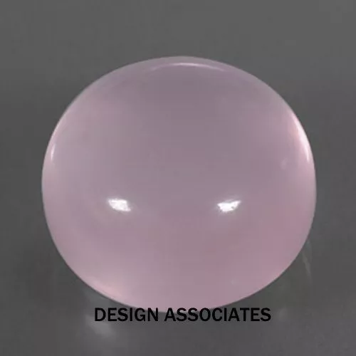 Rose Quartz Cabochon Cut 15 Mm Round All Natural Aaa