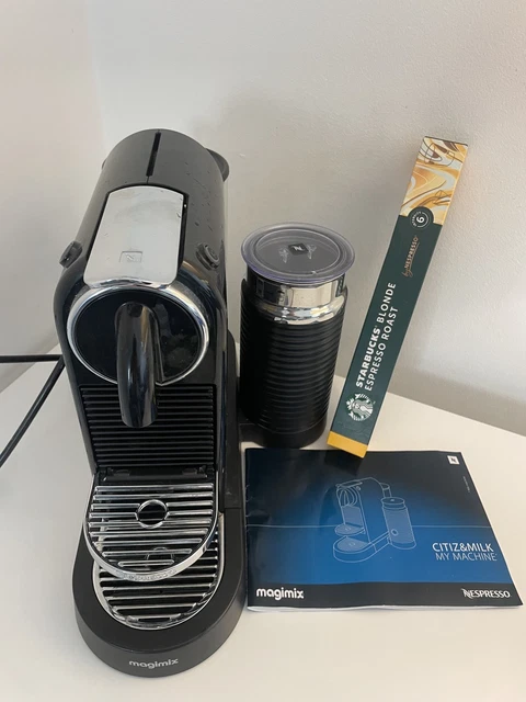 MAGIMIX NESPRESSO CITIZ Coffee Pod Machine with Milk Frother coffee ...