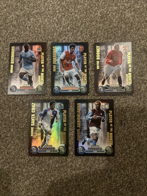 Match Attax R9 MATCH ATTAX PLAYERS Of The Month Full Set 2007-2008 £15.28 - PicClick UK