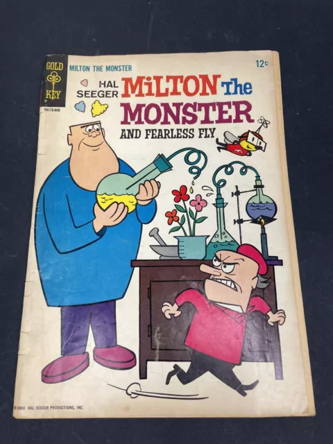 MILTON THE MONSTER AND FEARLESS FLY Gold Key Comic Book #1 1966