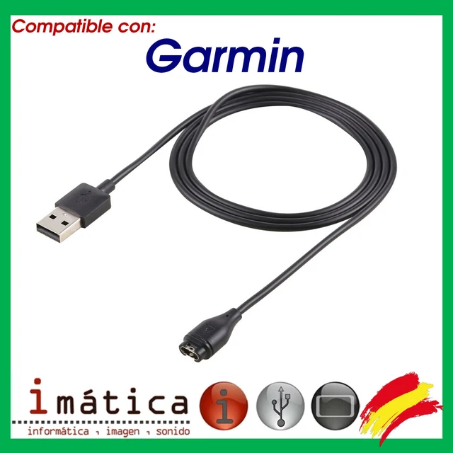 CARGADOR RELOJ GARMIN Cable Puerto Usb Carga Fenix 5 Datos