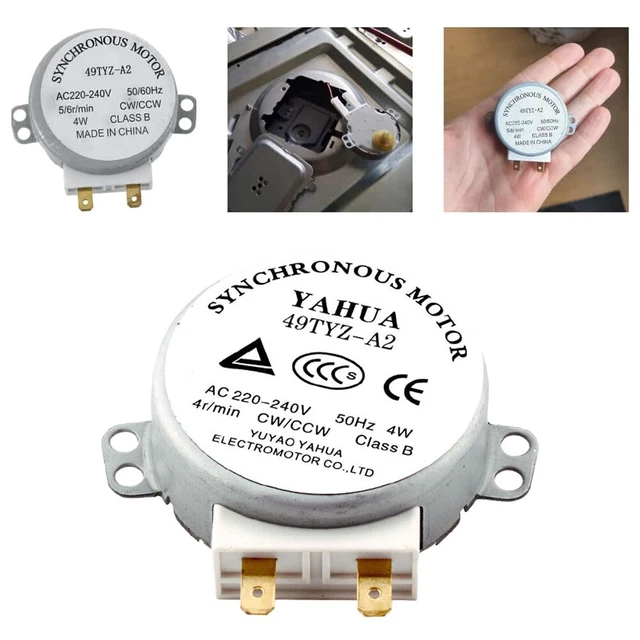 Moteur Plateau Synchrone Pour Four Micro-ondes MDS-4A - 220-240V - Pièce De Rechange Universelle