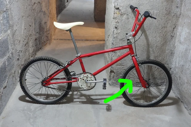 ANCIENNE FOURCHE BMX vintage rouge EUR 35,00 PicClick FR