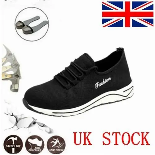 LIGHTWEIGHT SAFETY TRAINERS Shoes Steel Toe Cap Outdoor Work Boots ...