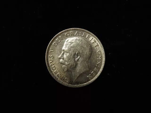 GB George V Silver Sixpence 1918 High Grade