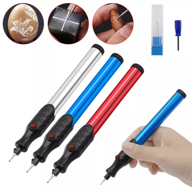 Portable Electric Mini Engraving Pen Carve Tool For Jewelry Metal Wood Glass