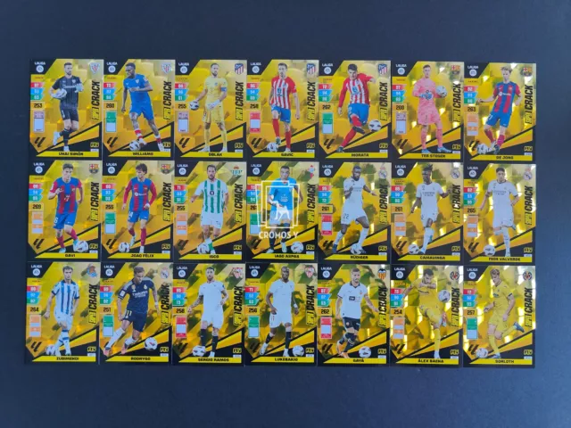 Set Completo 21 Cards Super Cracks Adrenalyn Xl 2023 2024 23 24