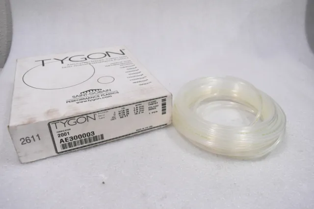 Tygon Ae300003 Plasticizer Free Tubing 1/16" Id, 3/16" Od, 50 Foot Length
