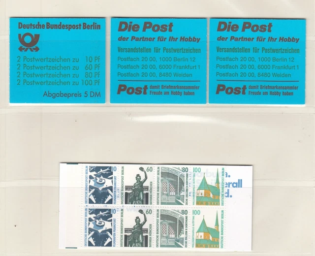 Berlin: 4 Markenheftchen Nr. 15 postfrisch!    (31)